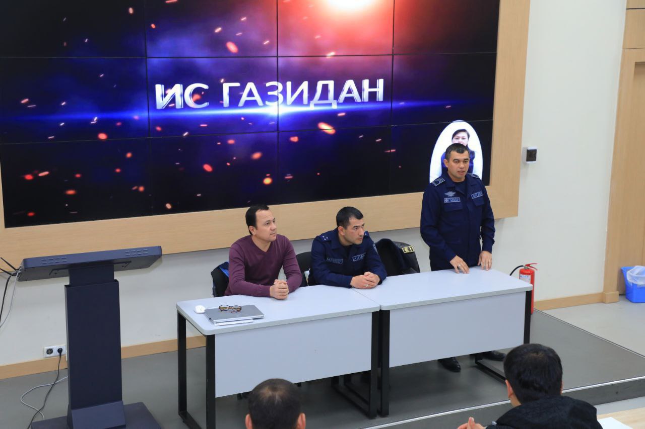 Toshkent arxitektura-qurilish universitetida is gazidan zaharlanishning oldini olishga bag‘ishlangan nazariy va amaliy mashg‘ulot o'tkazildi